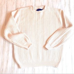 Bill Blass Cotton Crewneck Sweater